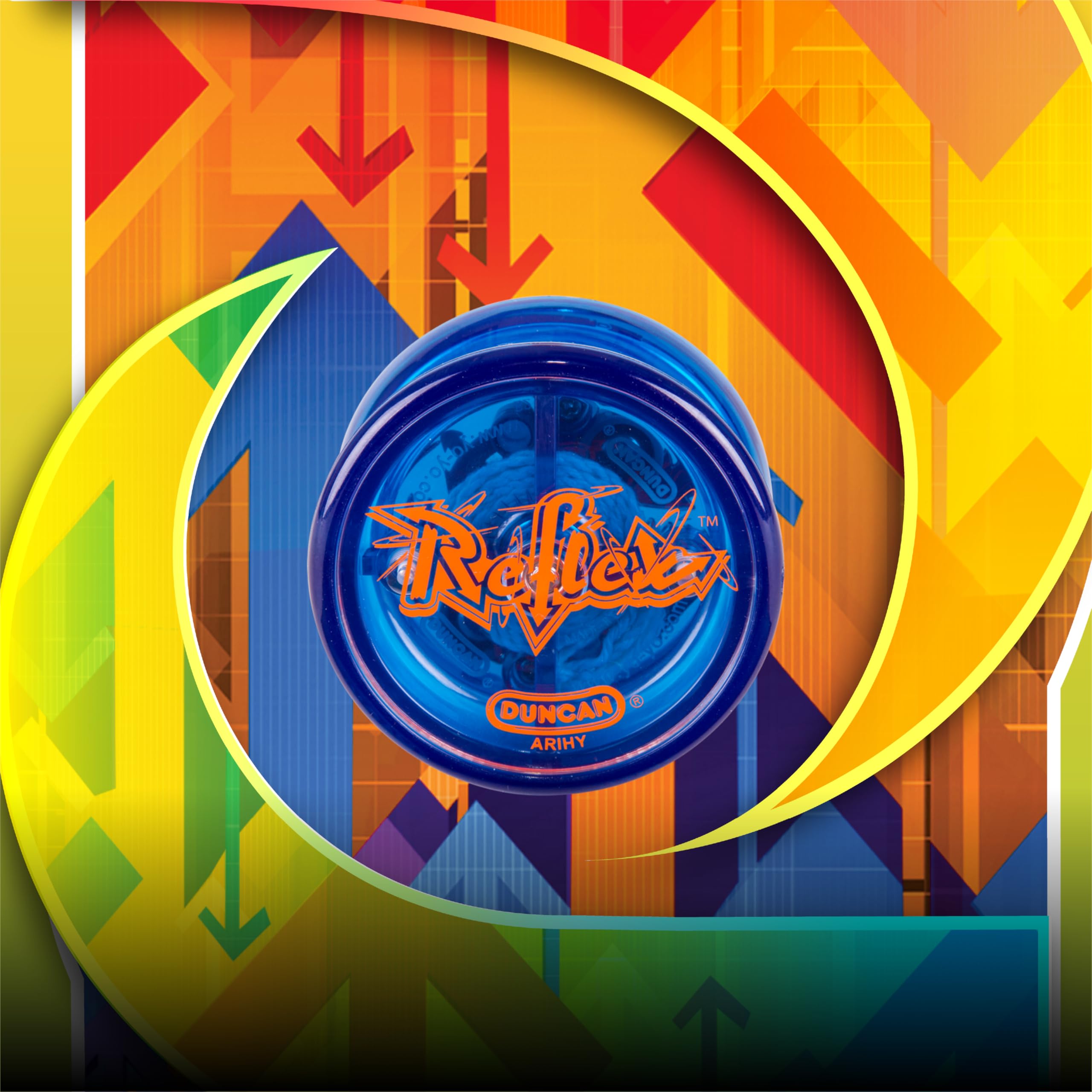 Duncan Reflex Auto-Return Yo-Yo for Beginners, Blue – Auto-Return Centrifugal Clutch, Take-Apart Design