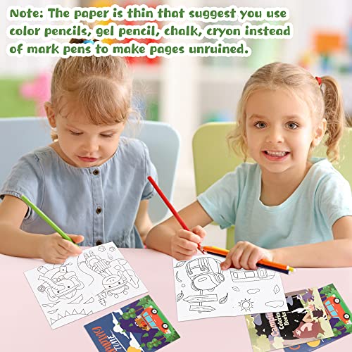 Dvbonike 24-Pack Camping Coloring Books for Kids – A5 Adventure Theme Party Favors