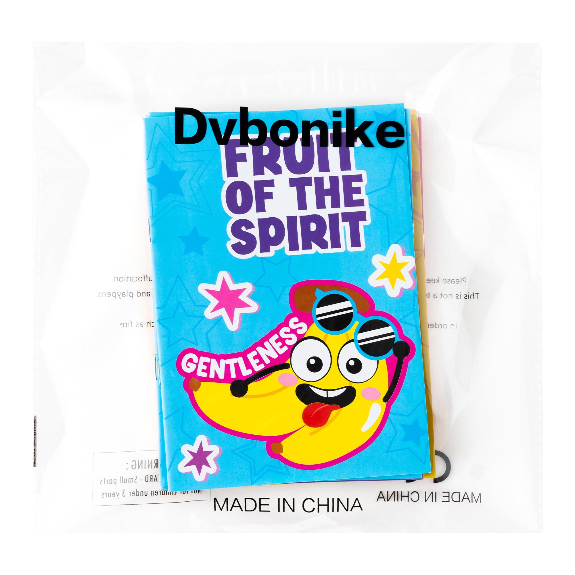 Dvbonike 24-Pack Fruit of the Spirit Coloring Books for Kids – Christian Sunday School Activities & Classroom Rewards