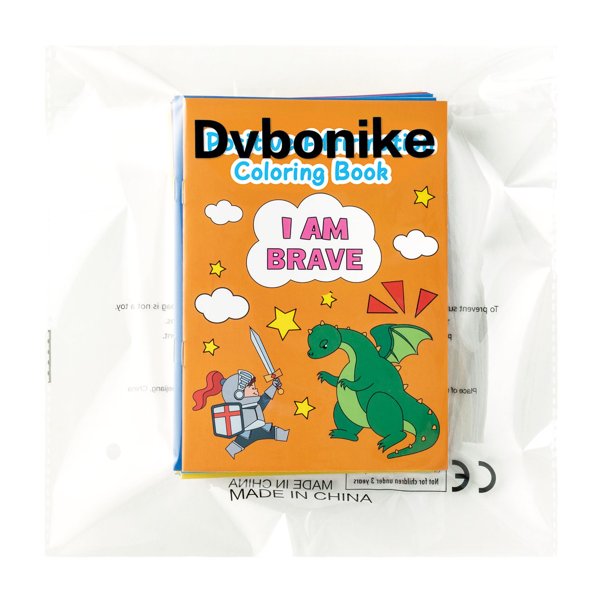 Dvbonike 24-Pack Positive Affirmation Coloring Books for Kids – 6 Cover Designs, Confidence-Building DIY Activity for Classrooms and Gifts