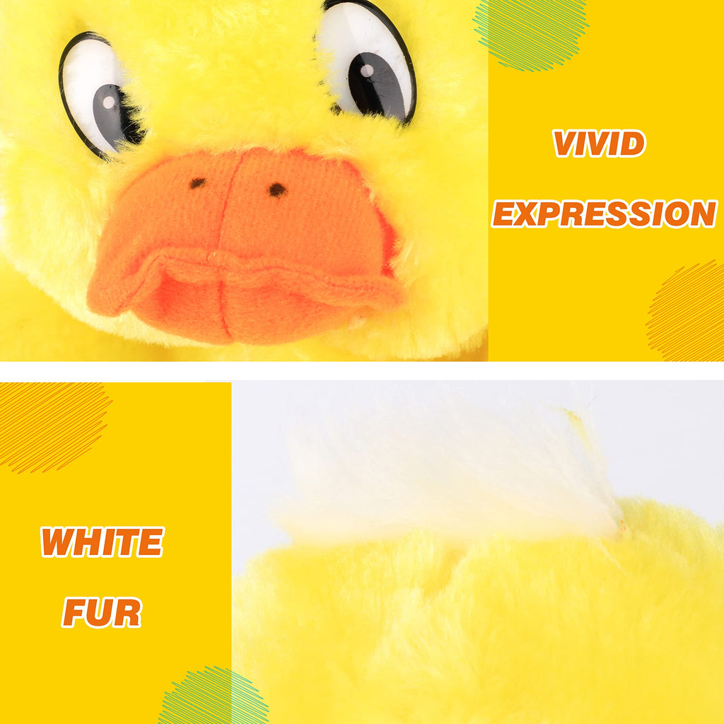 Easfan Duck Hand Puppet - Soft Plush Interactive Toy for Kids, 11 Inches, Yellow