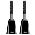 Eastar Cow Bell with Handle 2 Pack – Large 10 Inch Cheering Bells for Sporting Events, Black