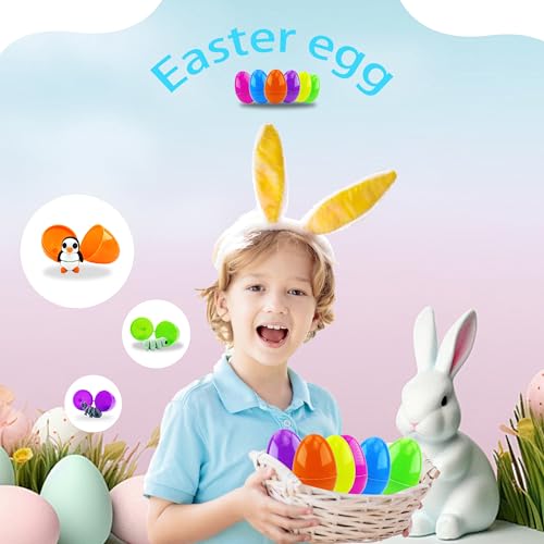 Easter Egg with 38 Articulated 3D Printed Animal Figurines – Flexible Fidget Toys for Kids