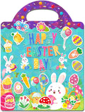 Easter Reusable Sticker Book for Kids 3-6 – 114 PVC Stickers, Portable Travel Toy for Boys & Girls (A)