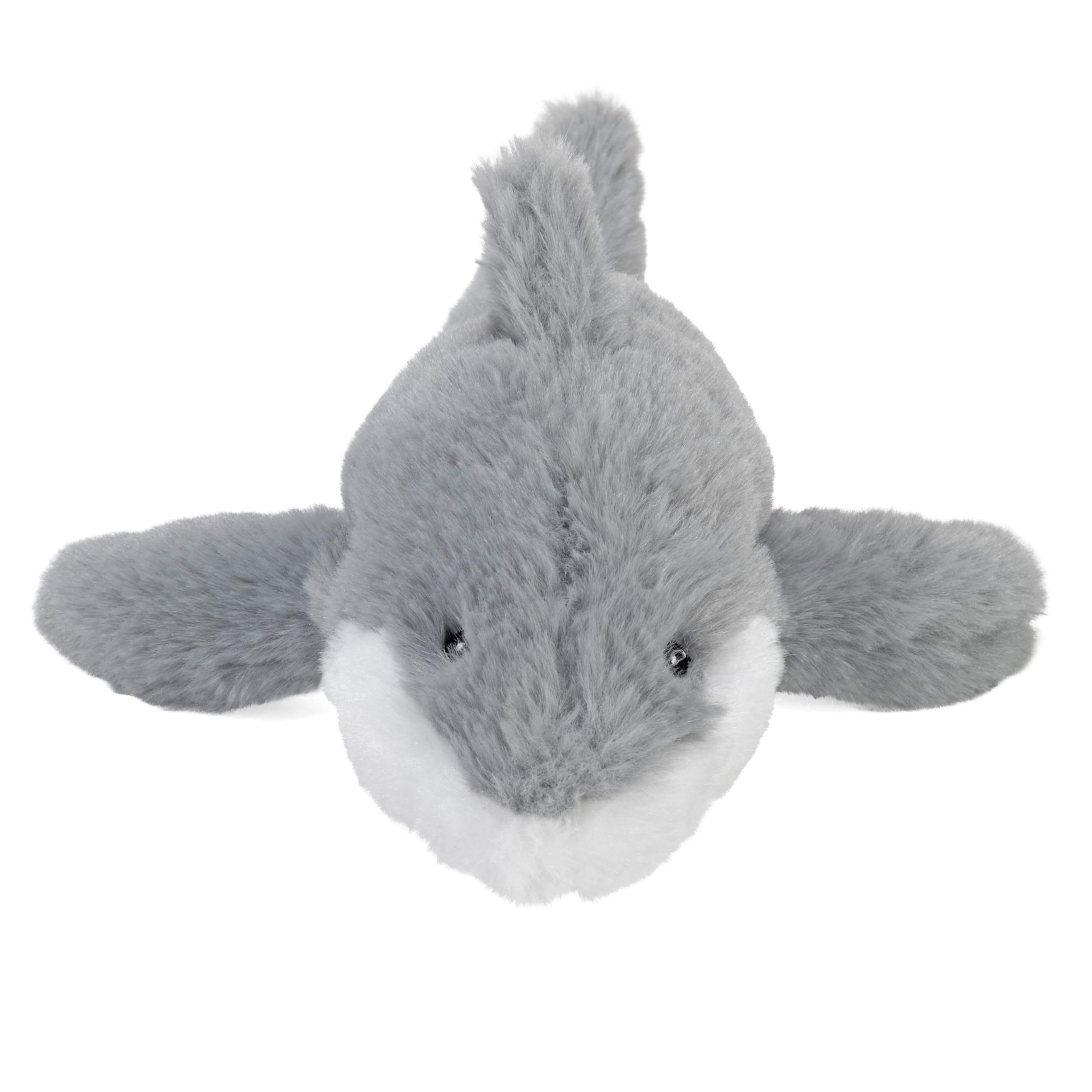 EcoKins Mini Great White Shark 8" Stuffed Animal – 7 Recycled Bottles, Sustainable Plush Toy