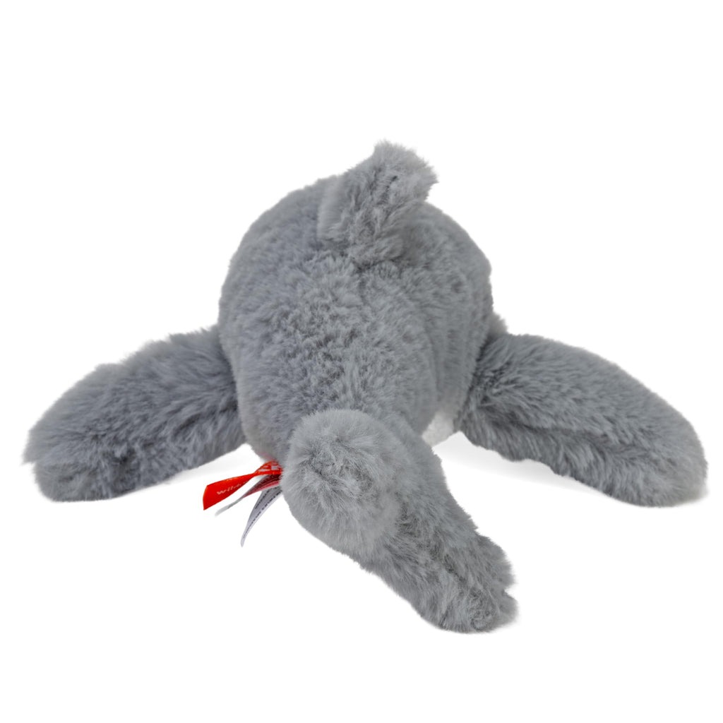 EcoKins Mini Great White Shark 8" Stuffed Animal – 7 Recycled Bottles, Sustainable Plush Toy