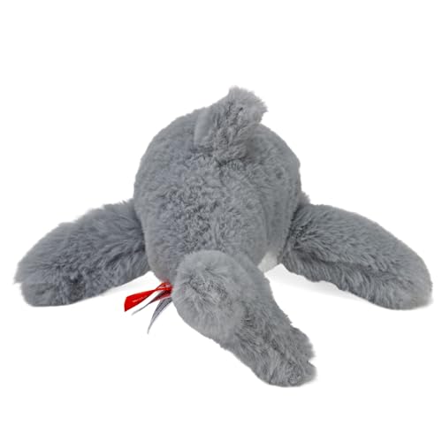 EcoKins Mini Great White Shark 8" Stuffed Animal – 7 Recycled Bottles, Sustainable Plush Toy