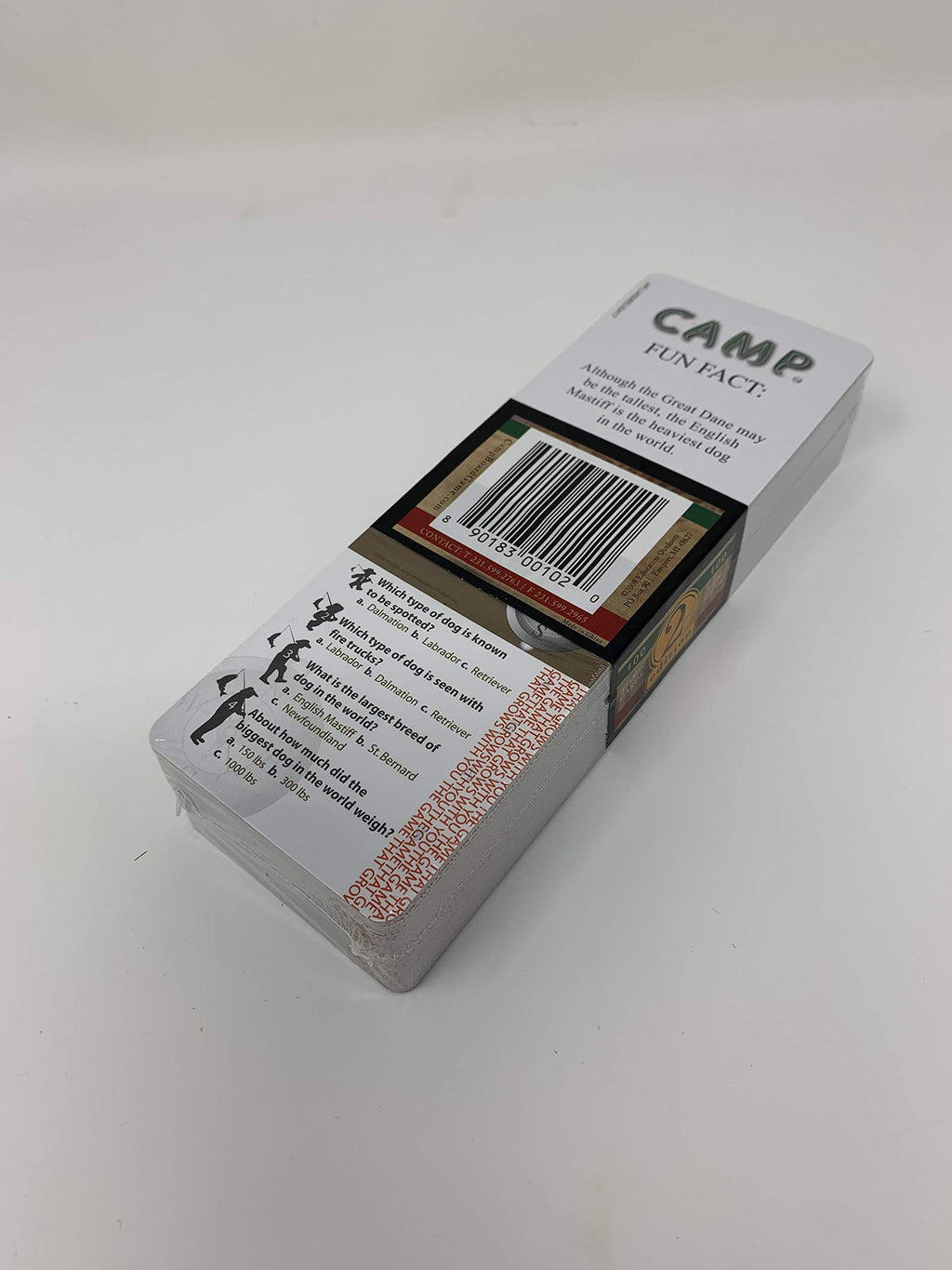 Education Outdoors Camp Game Cards Booster Pack – 100 New Challenges for Camping Family Fun