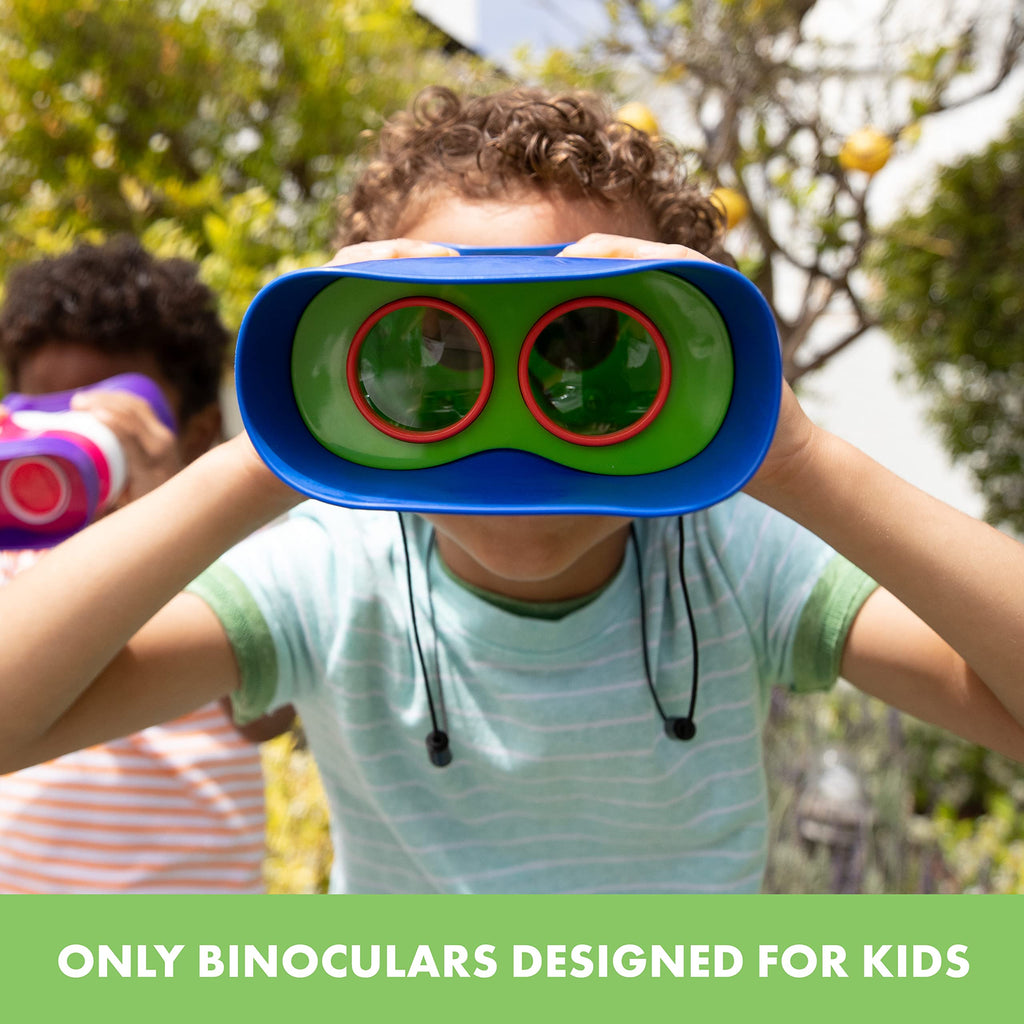 Educational Insights GeoSafari Kidnoculars – Focus-Free Binoculars for Toddlers Ages 3+