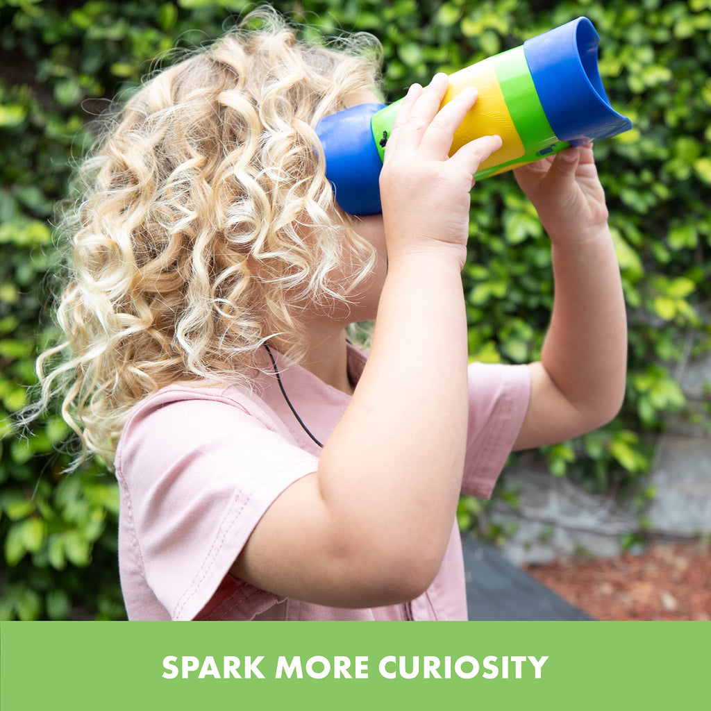 Educational Insights GeoSafari Kidnoculars – Focus-Free Binoculars for Toddlers Ages 3+