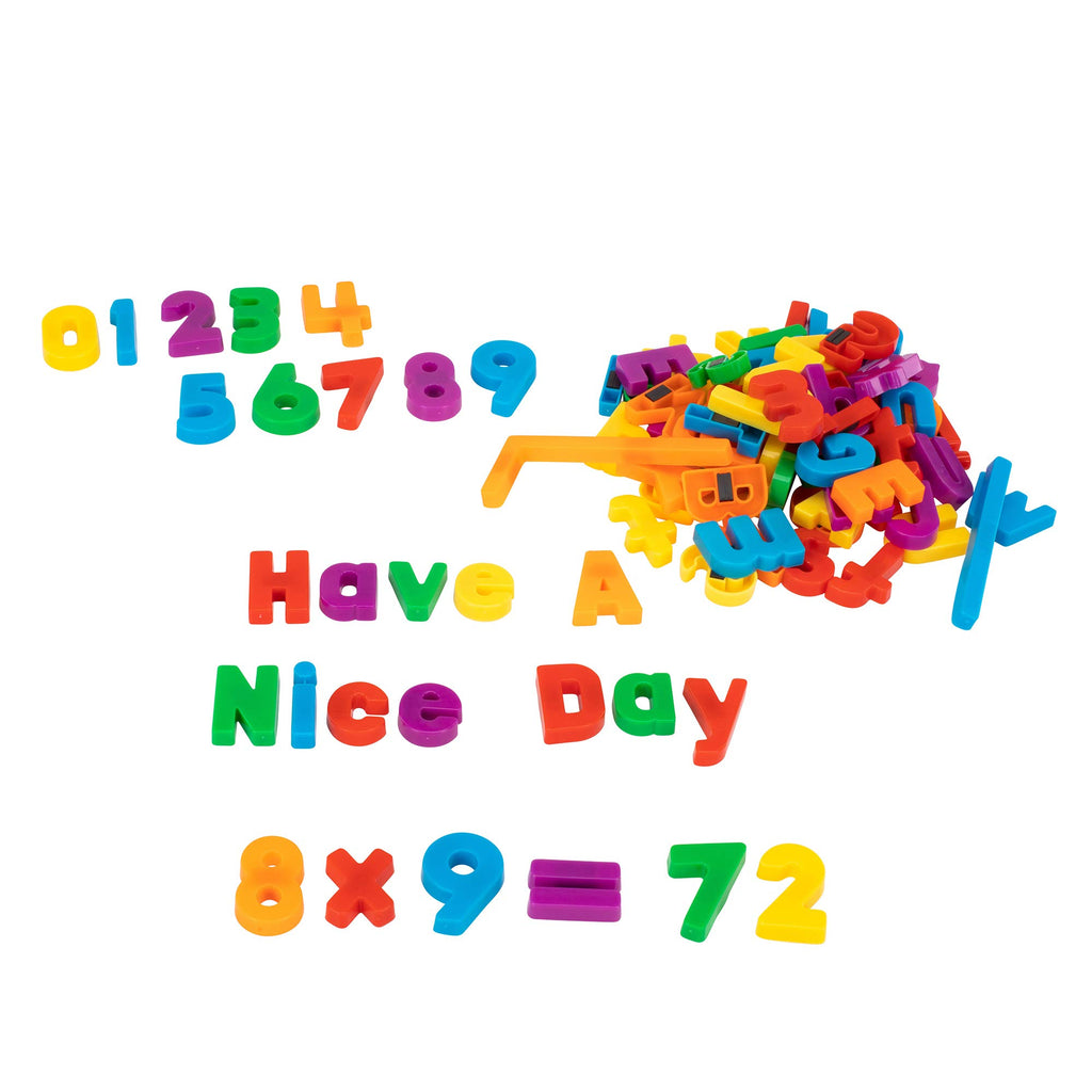 Educational Insights Magnetic Letters and Numbers Set - 99 Uppercase, Lowercase, Math Symbols