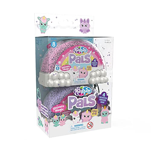 Educational Insights Playfoam Pals Unicorn Magic 2-Pack - Squishy Sensory Toy with Collectible Charms, Ages 3+
