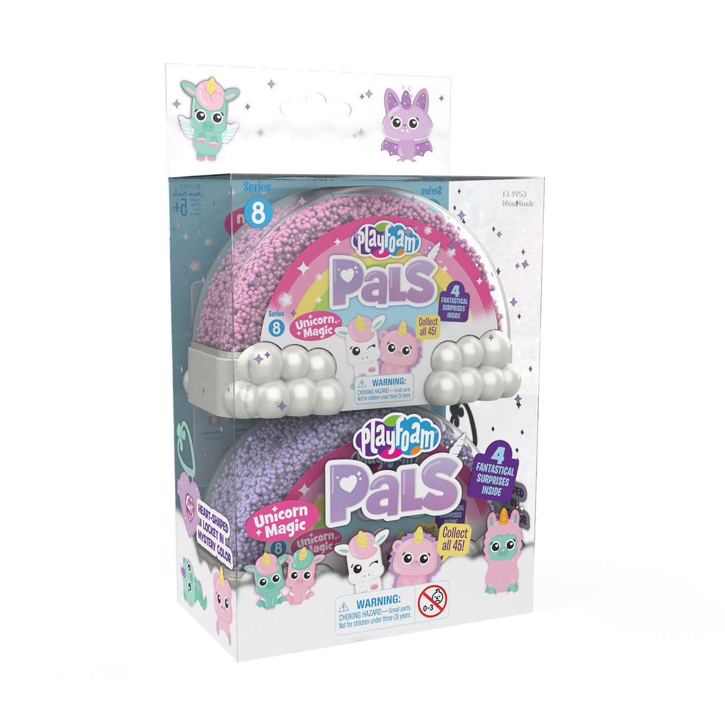 Educational Insights Playfoam Pals Unicorn Magic 2-Pack - Squishy Sensory Toy with Collectible Charms, Ages 3+
