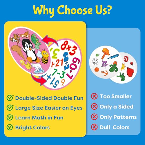 Edulok 57-Card Match Game – Double-Sided Memory & Math Learning for 2-8 Players