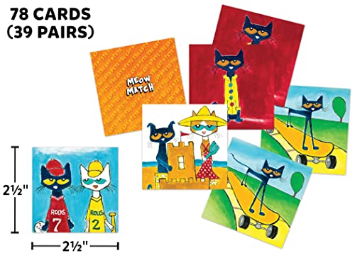 Edupress Pete the Cat Meow Match Game - Memory Matching Cards for Ages 3+