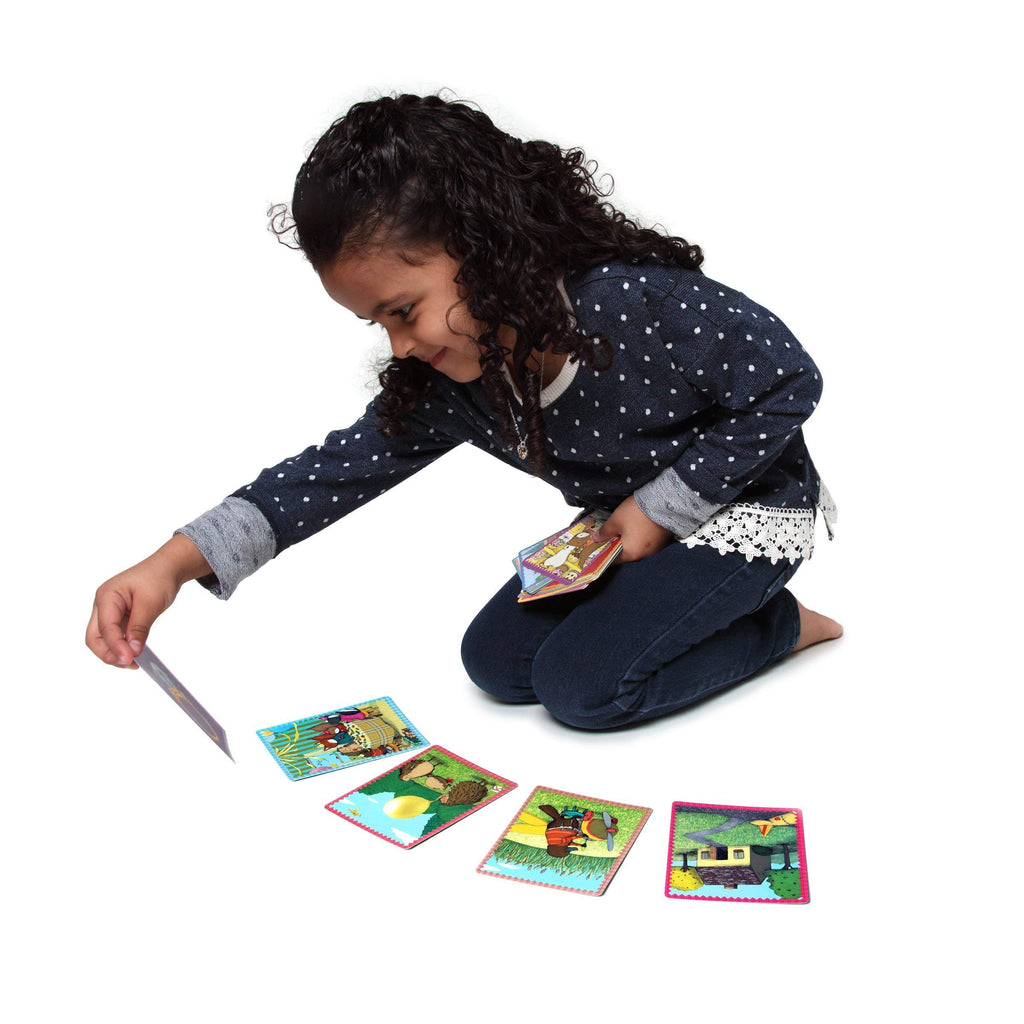 eeBoo Animal Village Create a Story Cards – 36 Pre-Literacy Storytelling Cards for Ages 3+