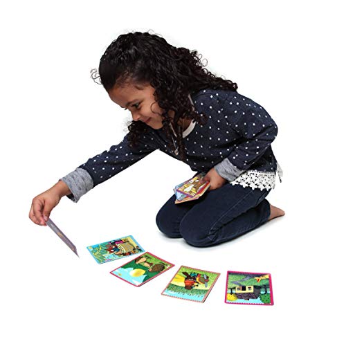 eeBoo Animal Village Create a Story Cards – 36 Pre-Literacy Storytelling Cards for Ages 3+