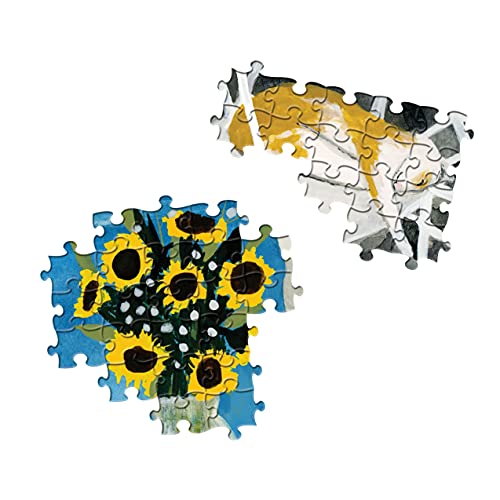 eeBoo Cats in Positano 1000 Piece Puzzle – 23" Square Jigsaw with Original Art & Recycled Materials