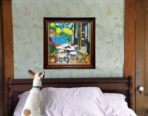 eeBoo Cats in Positano 1000 Piece Puzzle – 23" Square Jigsaw with Original Art & Recycled Materials