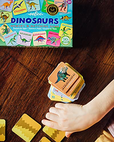 eeBoo Little Dinosaurs Memory & Matching Game – 18 Pairs, Ages 3+