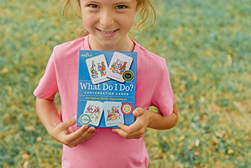 eeBoo What Do I Do? Conversation Cards – 48 Cards for Social-Emotional Learning, Ages 3+
