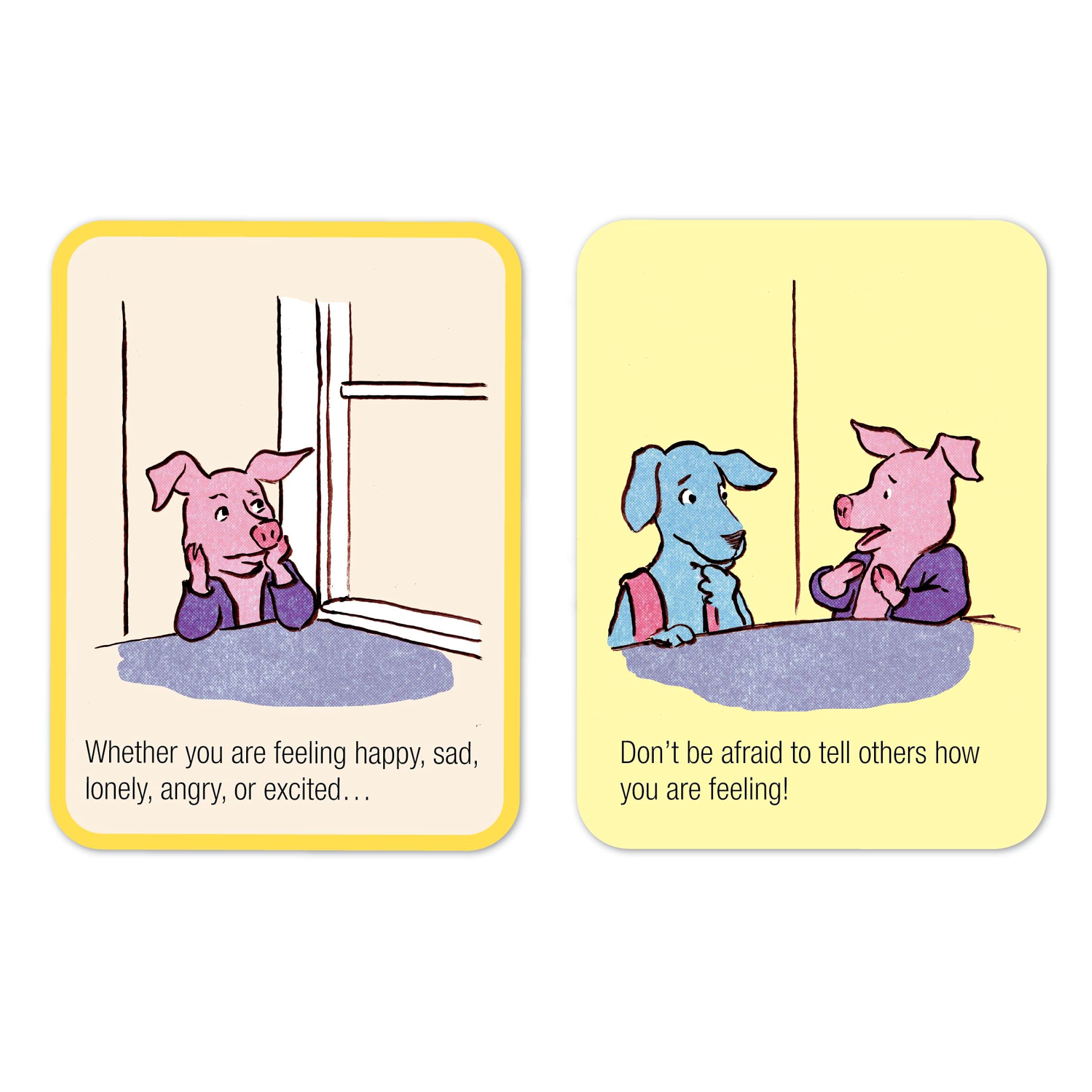 eeBoo What Do I Do? Conversation Cards – 48 Cards for Social-Emotional Learning, Ages 3+