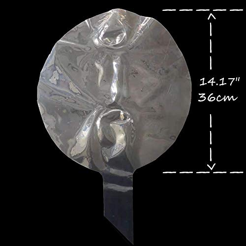 EFAY 10-Pack Large Clear Balloons 27 Inch Wide Neck TPU Bobo Balloons for Party Decor