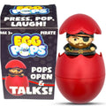 Egg Pops Talking Easter Egg Toy - Pirate Pop-Up Surprise with Sounds, Interactive Novelty Gift for Teens