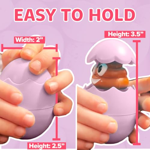 Egg Pops Talking Easter Egg Toy – Pop-Up Surprise with Sounds, Pink