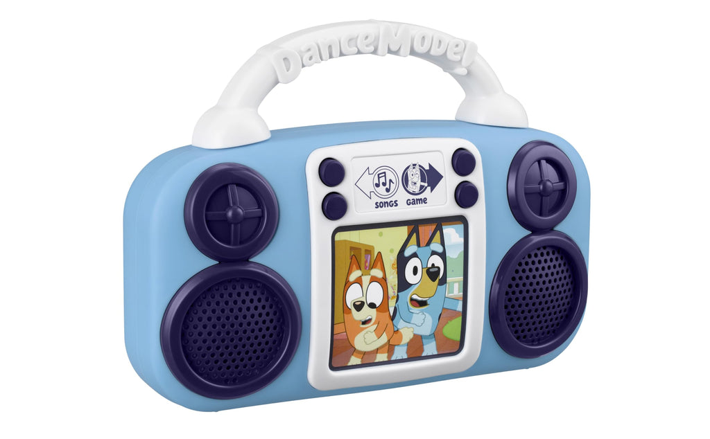eKids Bluey Music Player for Toddlers – Built-in Songs, Lights, and Musical Statues Game