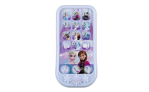 eKids Disney Frozen Toddler Phone with Educational Games and Pretend Play