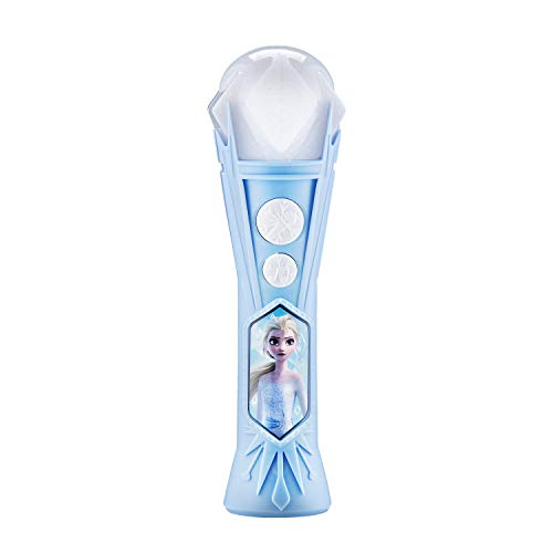 eKids Frozen Microphone Toy for Kids – Built-in Songs & Flashing Lights, Ages 3+