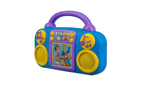 eKids Ms Rachel Music Player with 4 Songs and Flashing Lights – Toddler Toy (Ages 3+)
