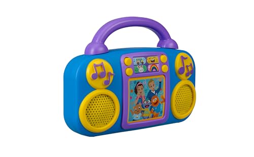 eKids Ms Rachel Music Player with 4 Songs and Flashing Lights – Toddler Toy (Ages 3+)