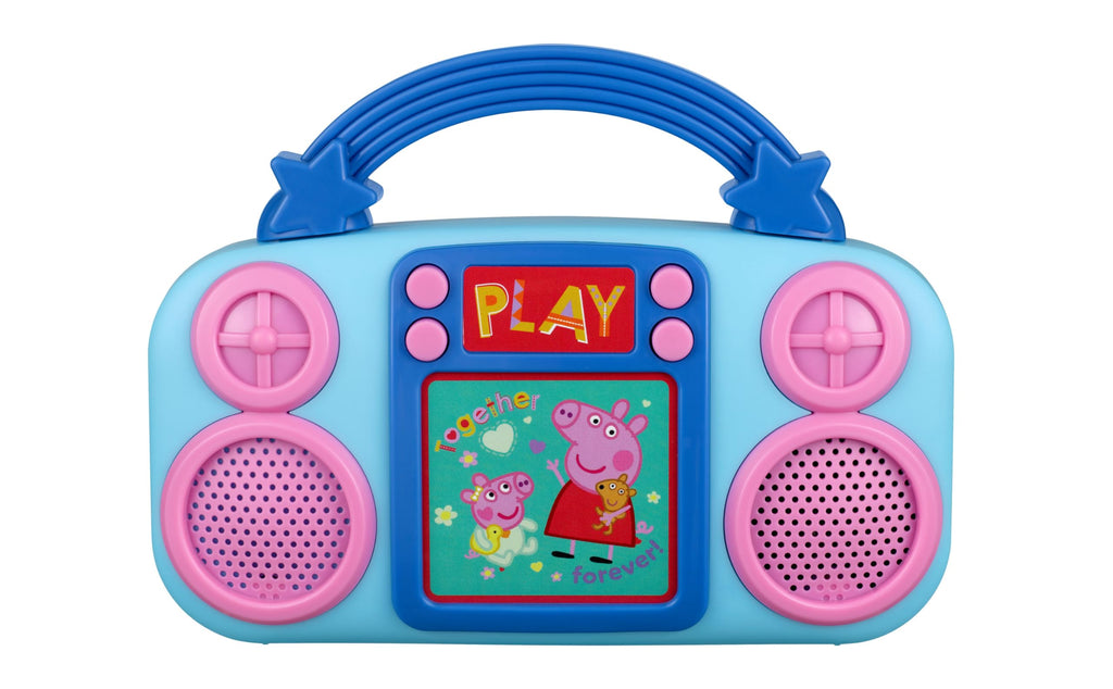 eKids Peppa Pig Music Player for Toddlers – 4 Songs & Flashing Lights