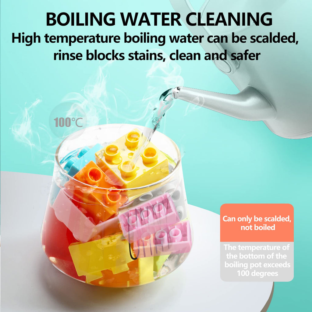 EKIND 300-Piece Classic Building Bricks Set – 8 Shapes, Compatible with All Major Brands