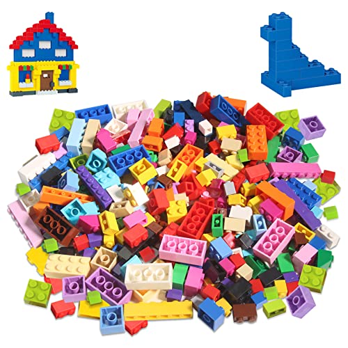 EKIND 300-Piece Classic Building Bricks Set – 8 Shapes, Compatible with All Major Brands