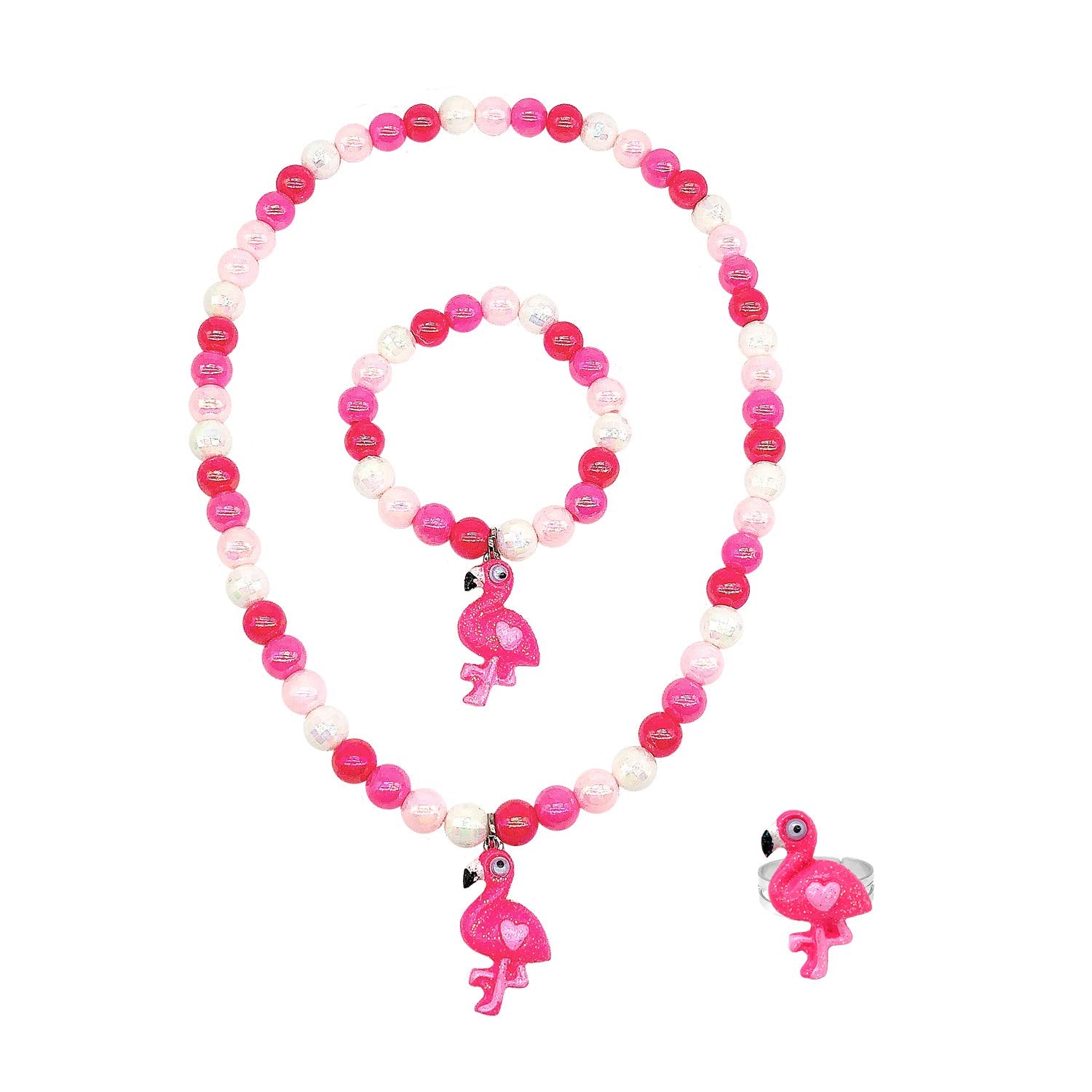 Elesa Miracle Plush Purse and Jewelry Playset – Flamingo Design for Toddlers