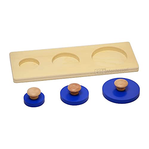 Elite Montessori Jumbo Knob Multiple Shape Puzzles for Toddlers 12m+ – Non-Toxic