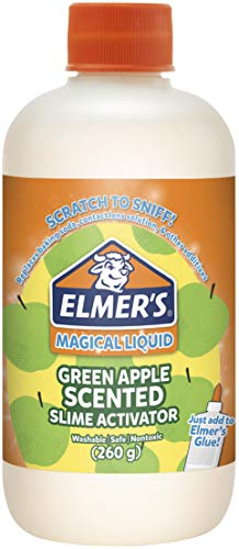 Elmer's Slime Activator - Green Apple Scent, 8.75 oz Bottle for Scented Slime