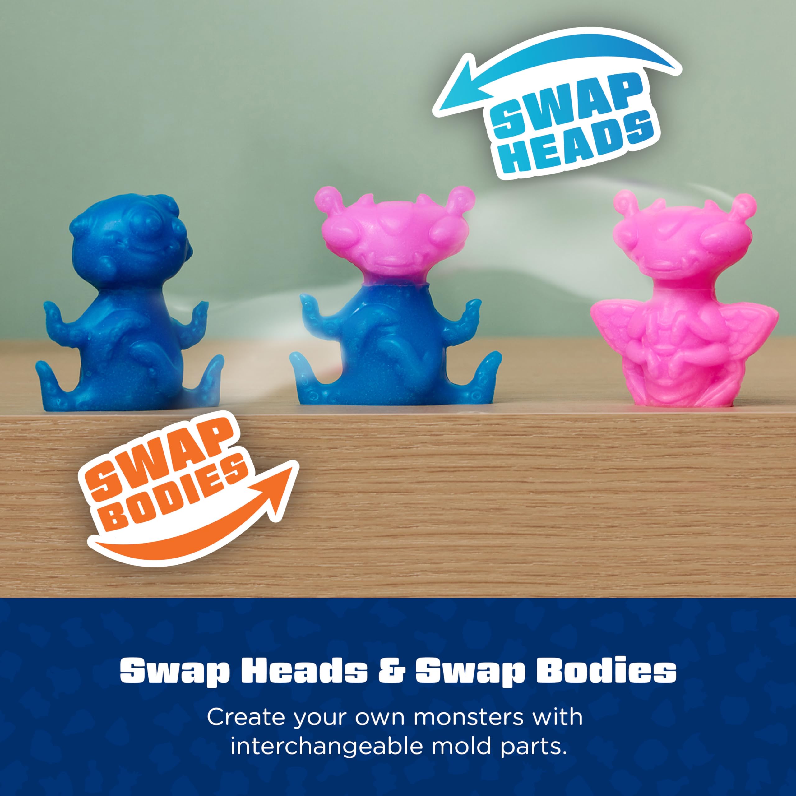 Elmer's Squishies Mix & Match DIY Kit – Create 2 Custom Squishy Toys, 12-Piece Set, Ages 6+