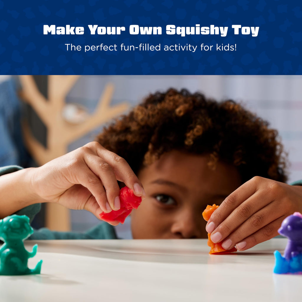 Elmer's Squishies Mix & Match DIY Kit – Create 2 Custom Squishy Toys, 12-Piece Set, Ages 6+