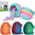 ELORION 4-Piece 8.5-Inch 3D Printed Dragon Eggs with Surprise Dragon Inside – Easter Basket Fillers