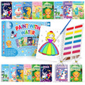 Elover 24-Pack Water Coloring Books for Kids Party Favors – Mini Scratch Art Notebooks with Stencils for Ages 4-8