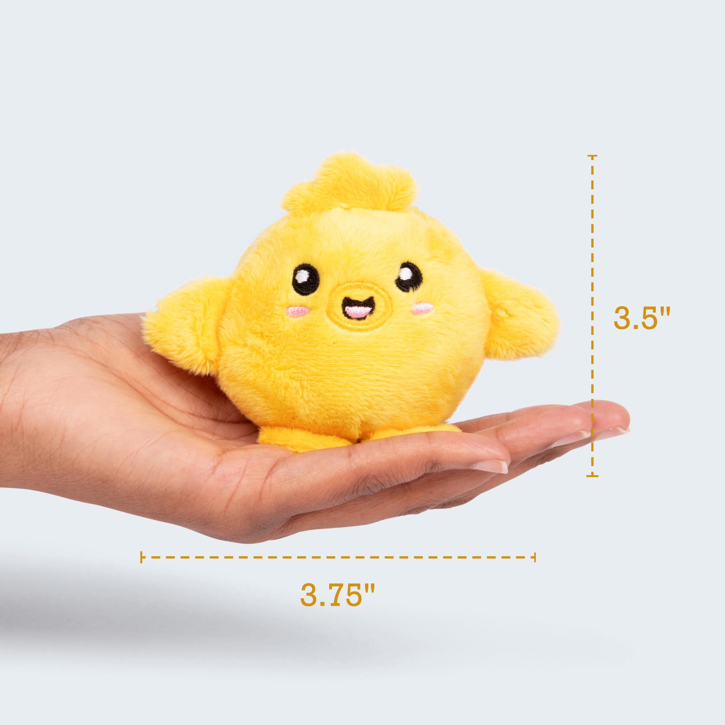Emotional Support Chickies – 5 Squishy Plush Chicks with Carrying Basket by Relatable
