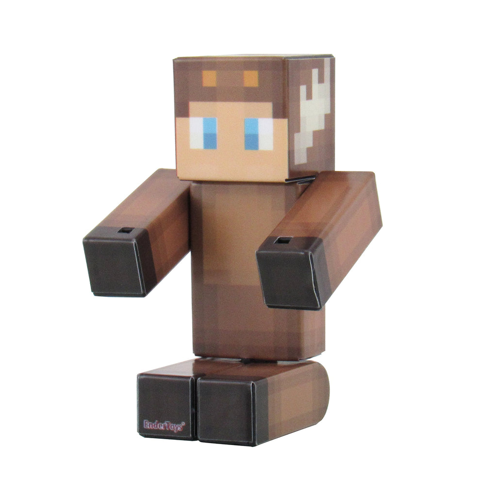 EnderToys Canadian Moose 4-Inch Action Figure – Fully Articulated with Mystery Cape and Accessories