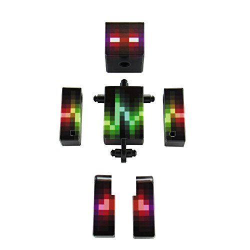 EnderToys DJ Amplitude Action Figure – 4-Inch Fully Articulated Pixelaction Figure with Mystery Cape & Random Accessories