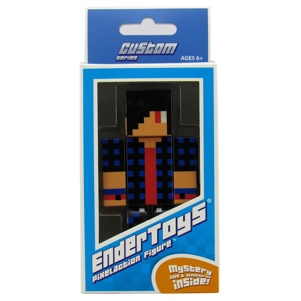 EnderToys DJ Boy 4-Inch Action Figure – Articulated, Interchangeable, with Mystery Cape