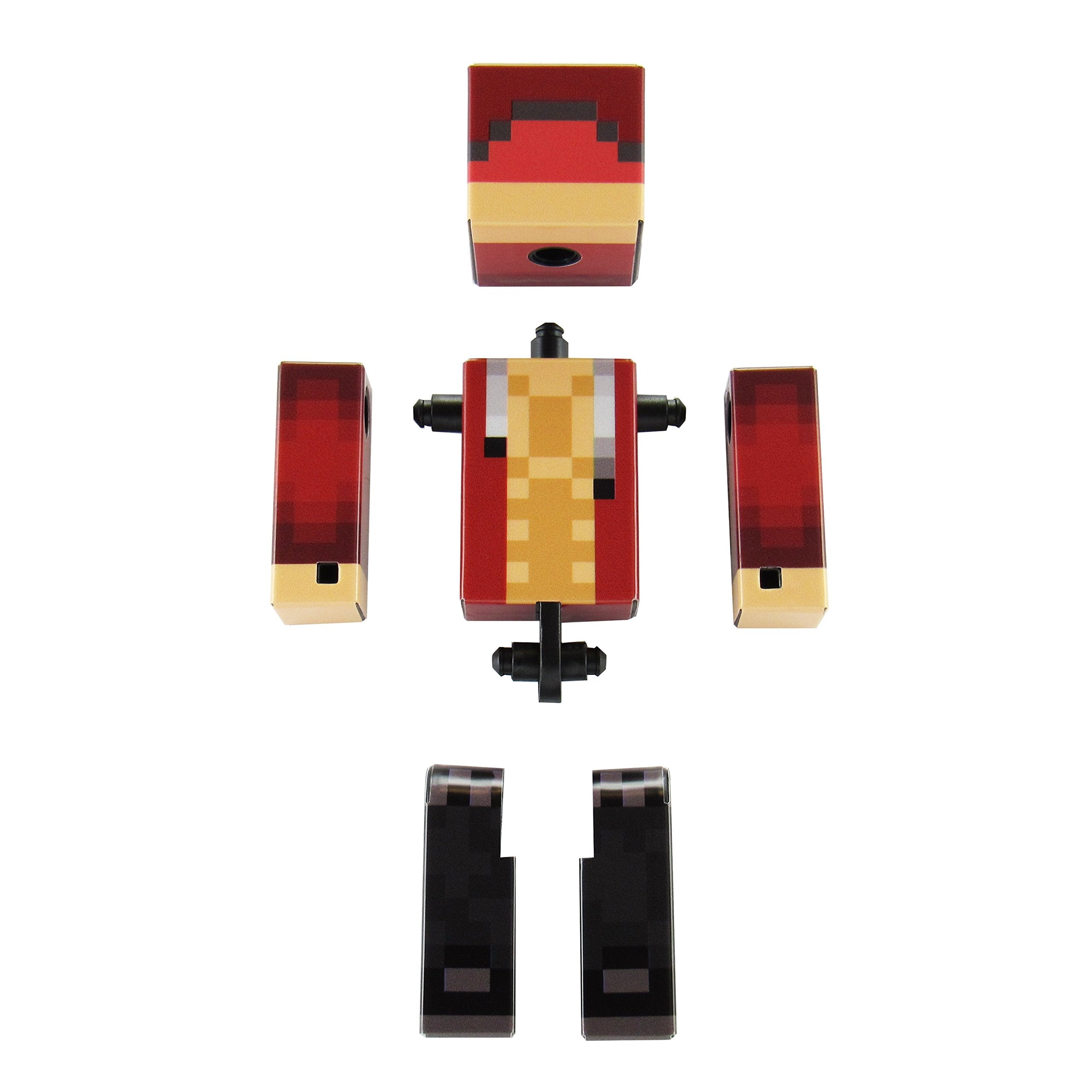 EnderToys Laser Boy Action Figure – 4-Inch Fully Articulated Collectible with Mystery Cape and Random Accessories
