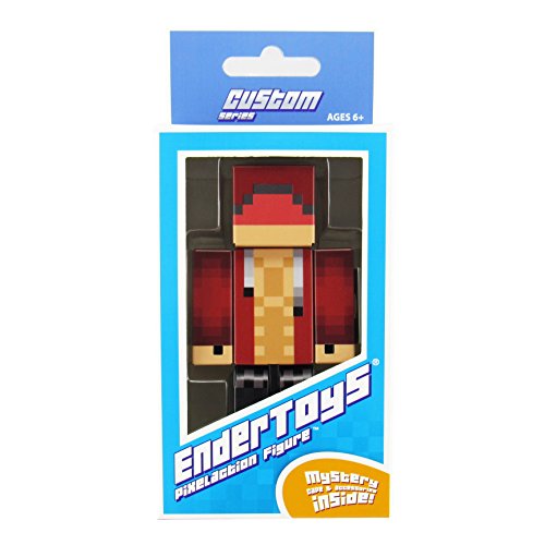 EnderToys Laser Boy Action Figure – 4-Inch Fully Articulated Collectible with Mystery Cape and Random Accessories